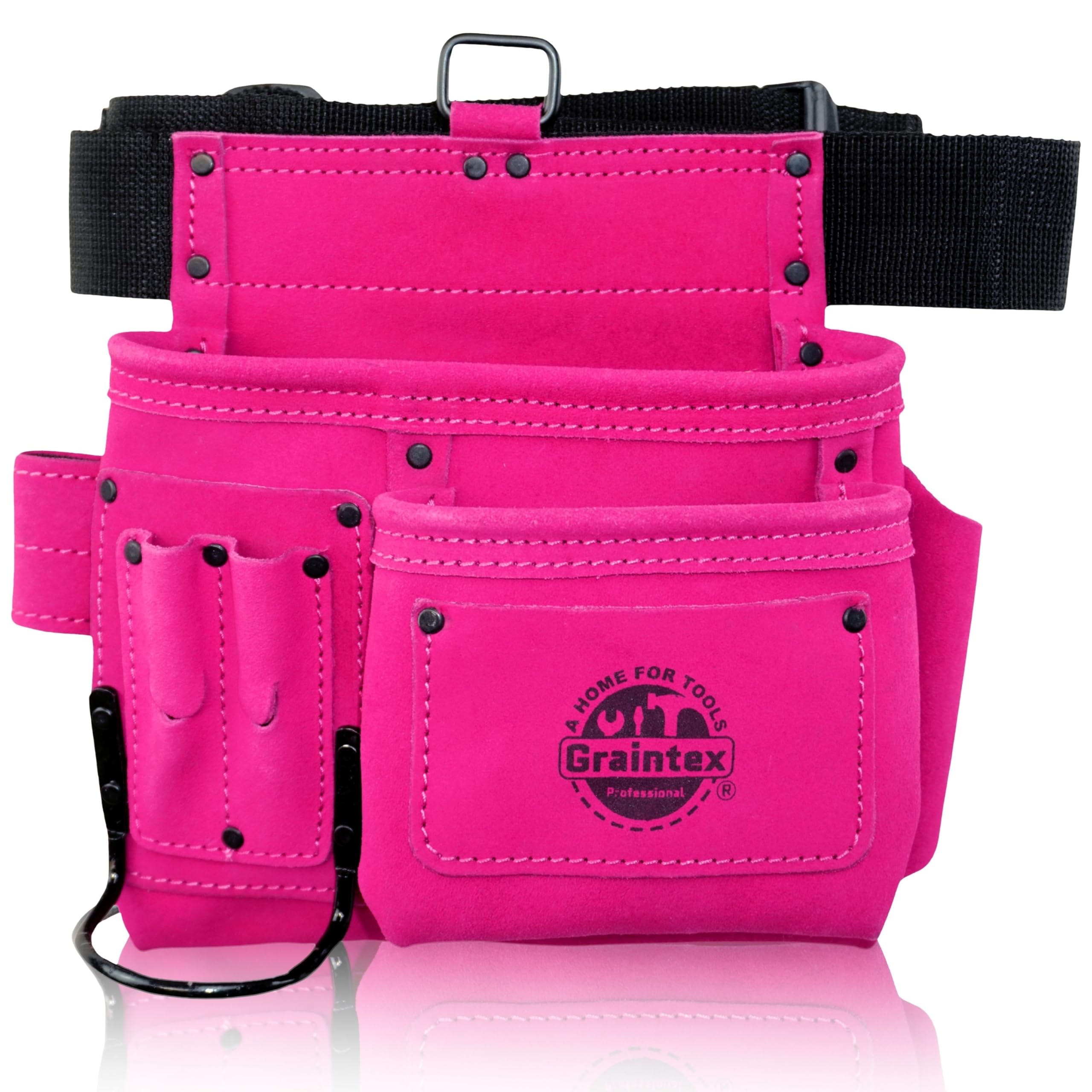 Graintex 5 Pocket Suede Leather Tool Belt