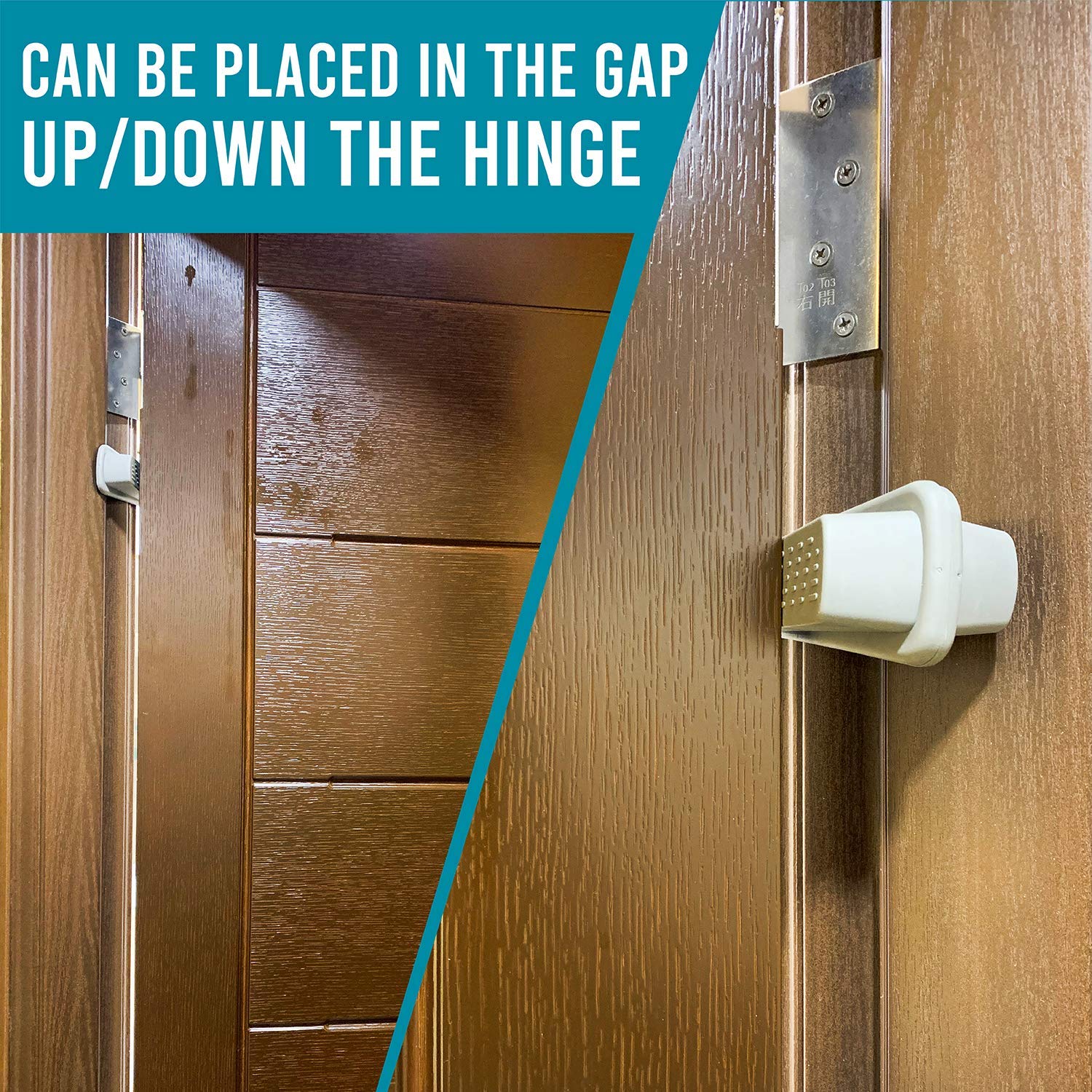 HOYAHH Door Wedge Stopper Door Stops for FloorDoor Stop Wedge Rubber