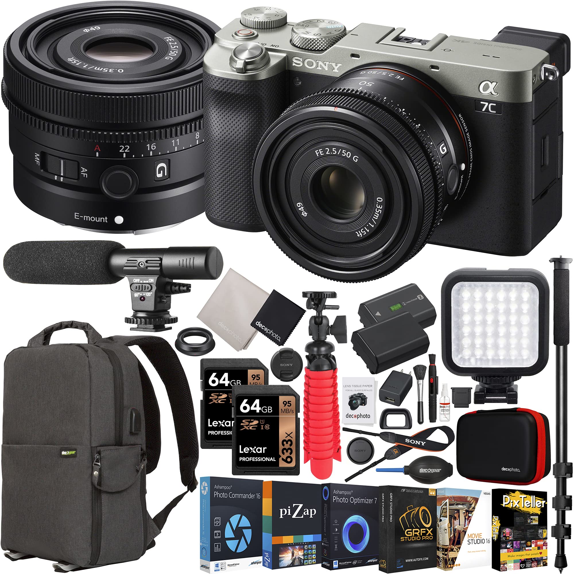 Amazon.com : Sony a7C Mirrorless Full Frame Camera Body with Sony