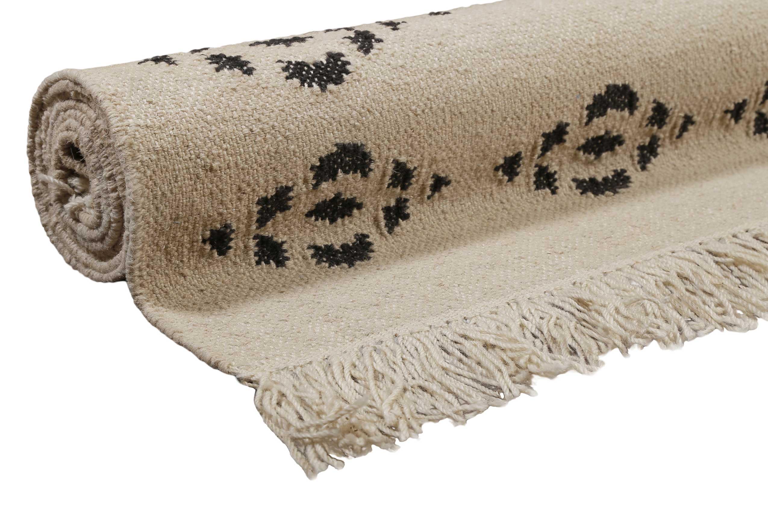 Belmont handgewebter Handweb-Teppich, 200 x 290 cm, beige
