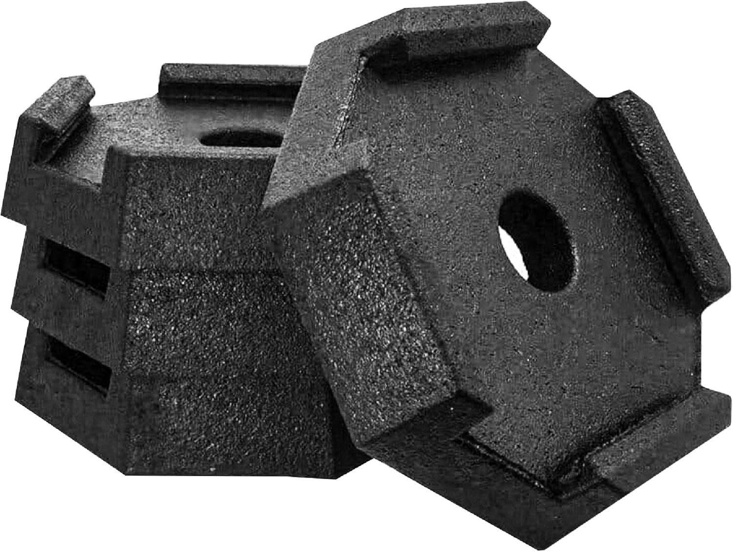 SnapPad EQ Compact | Precise Fit for RV Jack Pads, Travel Trailers and Class B & C Motorhomes | Compatible with Major RV Brands & Leveling Systems | Pack of 4 for 7” Square Or 7.25” Round Jack Feet