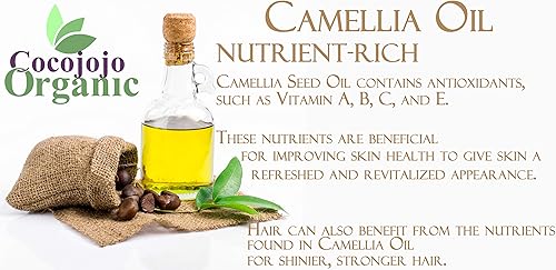 Miniatura 7 de Dr Joe Lab Aceite de semilla de camelia, 128 onzas, puro, natural, prensado en frío, sin refinar, aceite de camelia extra virgen, 1 galón, para