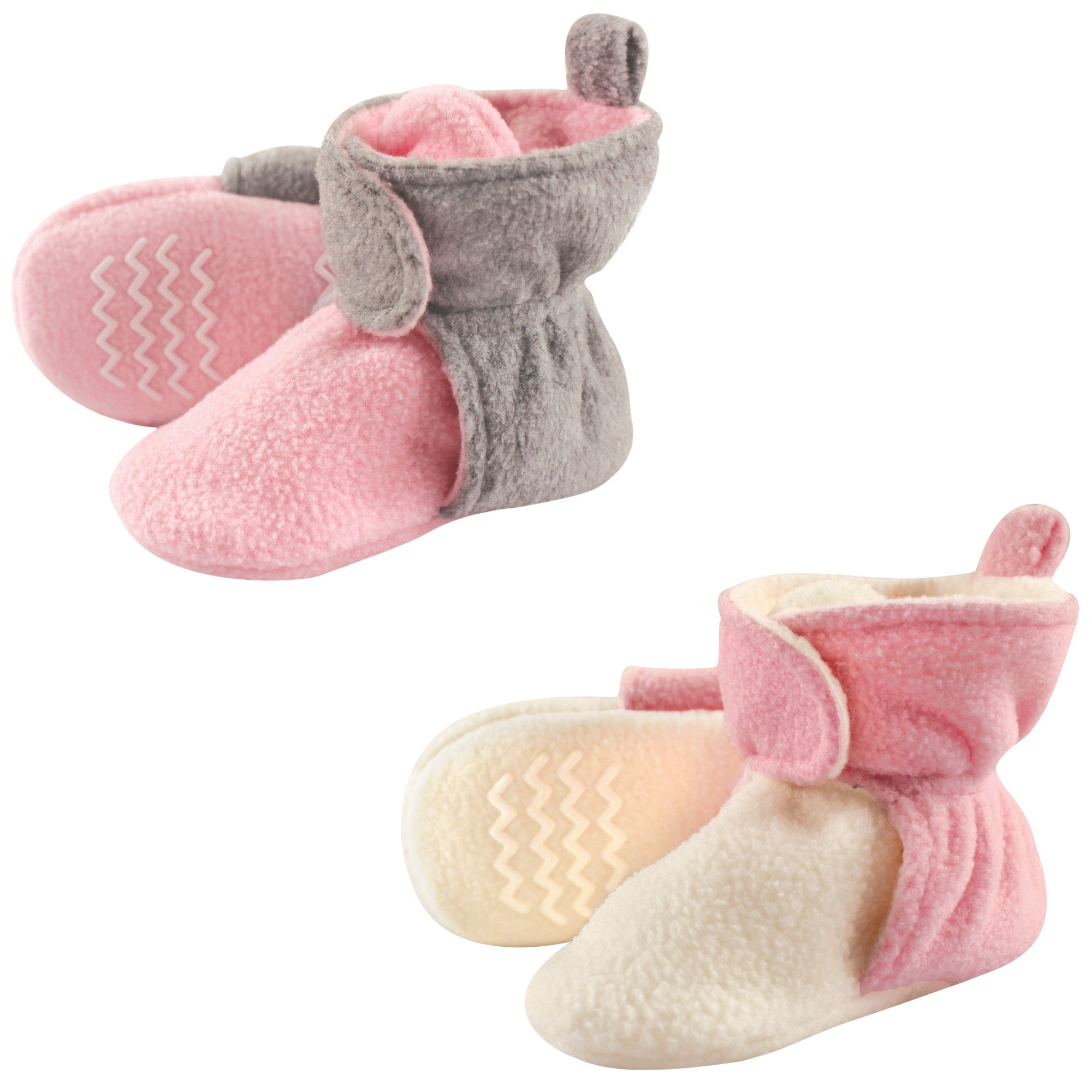 Hudson Baby Unisex-Baby Cozy Fleece Booties