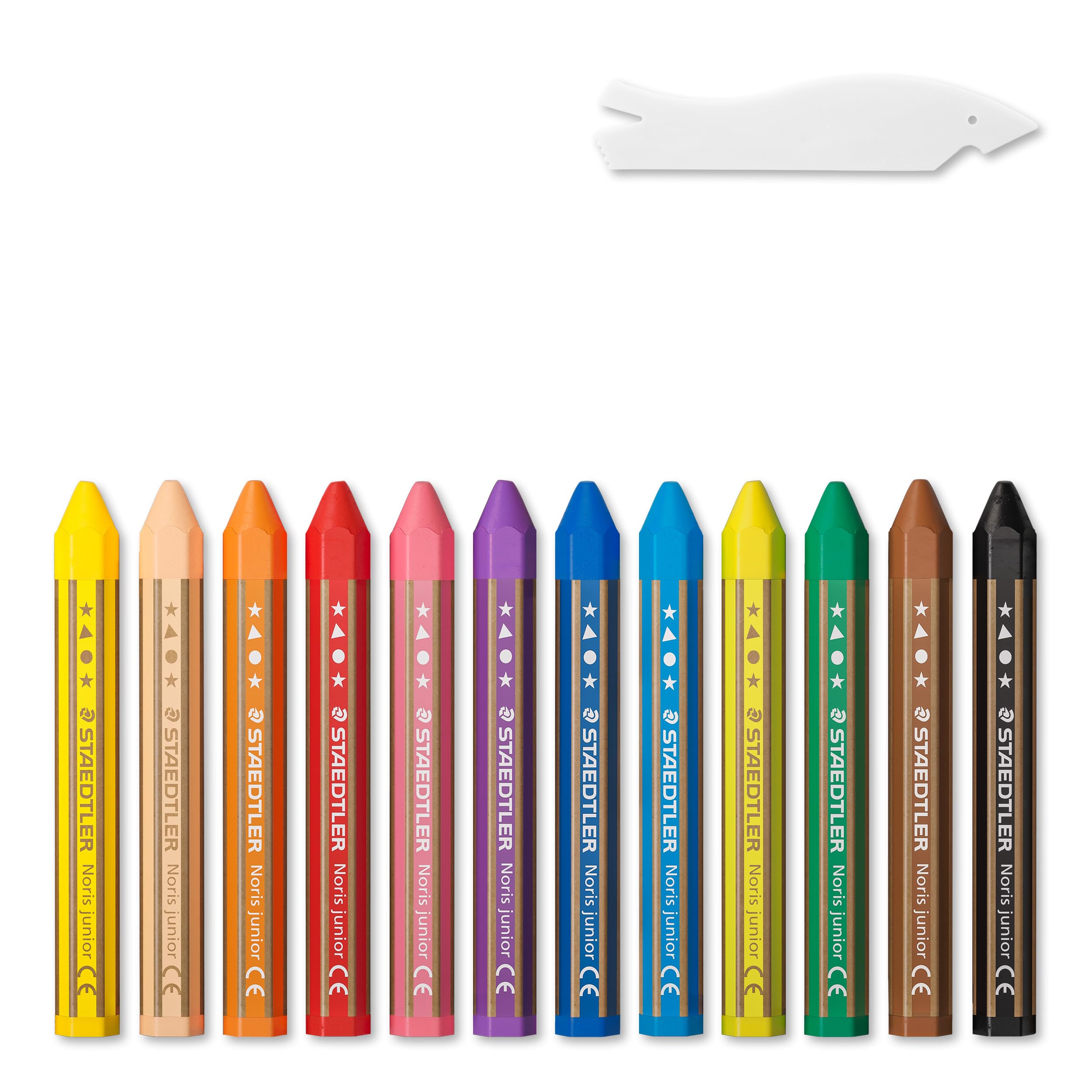 Staedtler Noris Junior 224 C12 ST Kredki, Wielokolorowy, 12 Sztuk