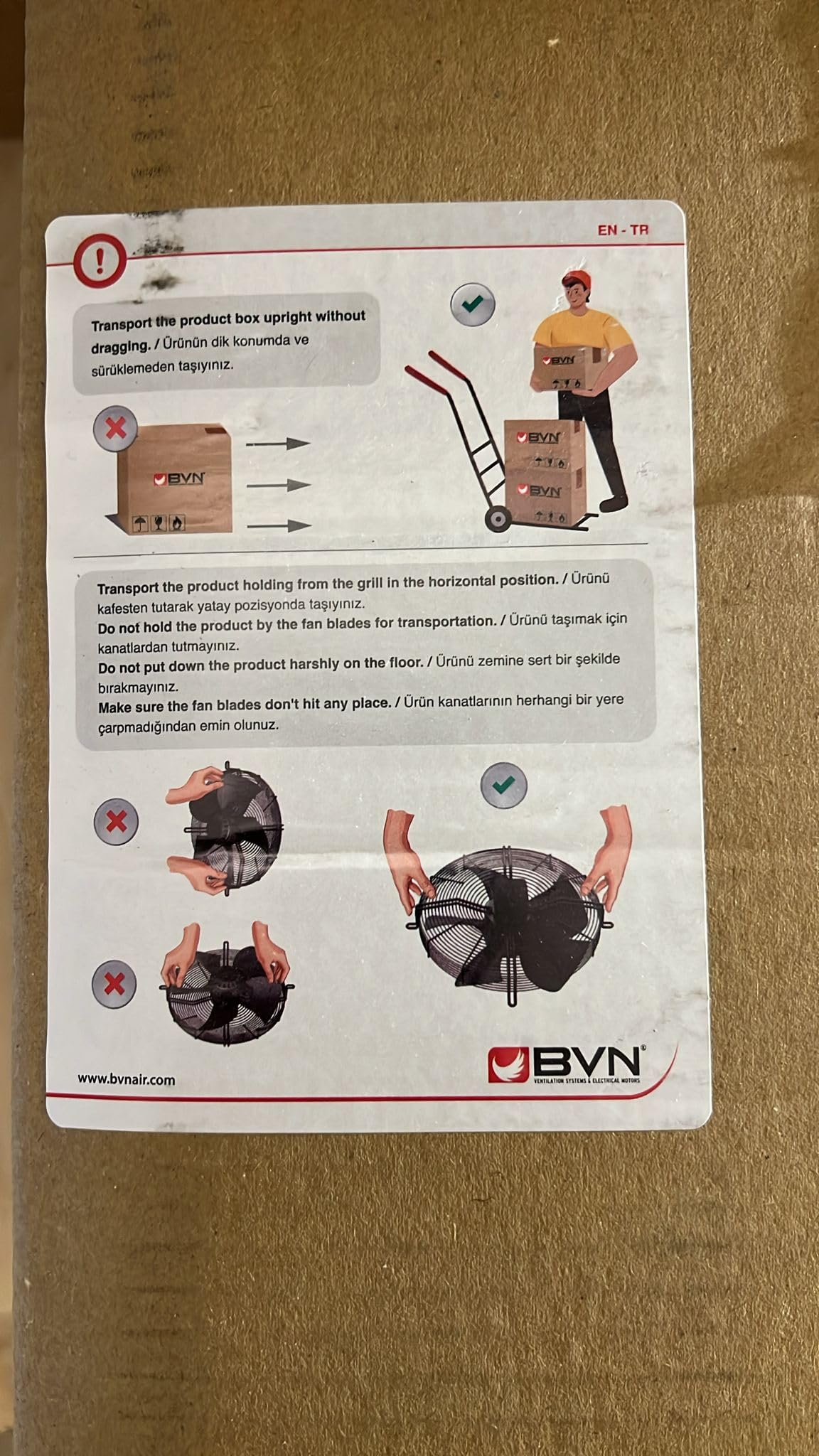 BVN VENTILATION SYSTEMS & ELECTRICAL MOTORS Ventilateur axial - Condensateur - Pour cellules de refroidissement - 4 m - 250 B