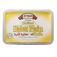 Vista 5 de Ziyad Halva de dulce de sésamo mediterráneo tradicional con chocolate, aditivos sin conservantes, 12.34 onzas