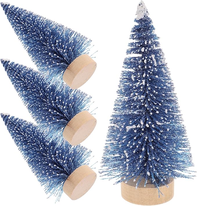 Homoyoyo Mini Christmas Tree Xmas Small Bottle Brush