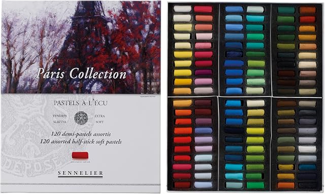 Sennelier Pastels Soft Half ST 120/PKG, Multicolor, 120 Count (Pack of 1)