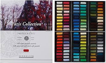 Amazon.com: Sennelier Soft Pastels Half Stick Set 120/Pkg-Paris, Paris