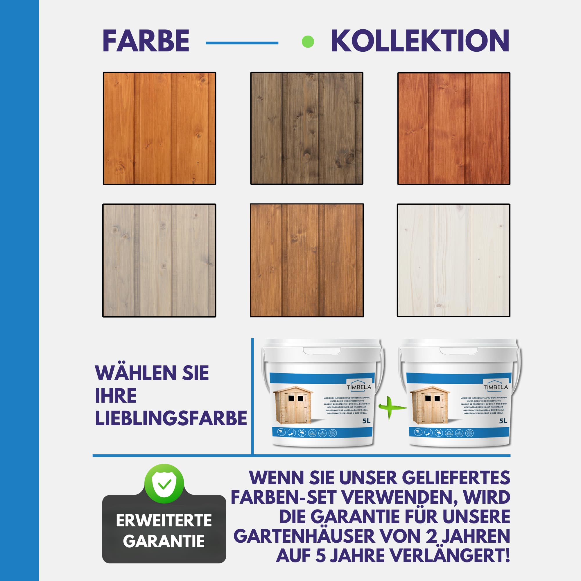 TIMBELA M150A Holz Gartenhaus, Marktbude Holz, Qualitäts Schiffslatten Kiefern Fichte Verkaufsstand Holzhaus mit Theke, DREI Fenster, 200x300/6 m2, große multifunktionale Garten-Bar Verkaufshütte