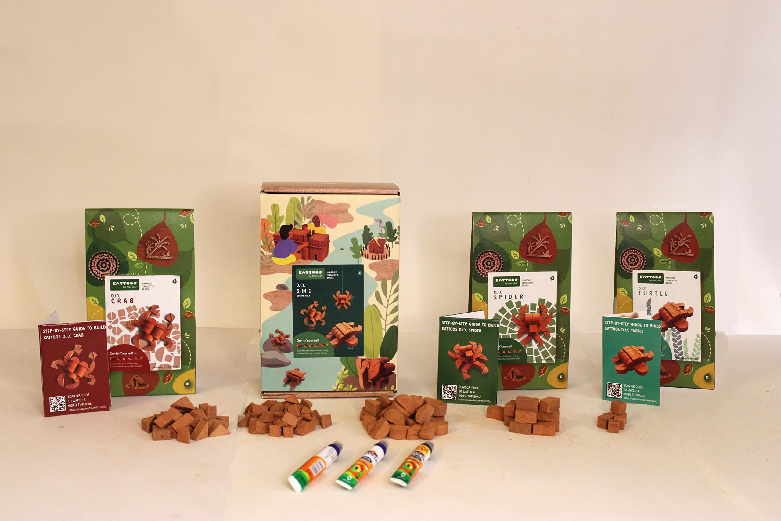 Kattoos D.I.Y. Gift Pack & Animal Pack (3 D.I.Y. Terracotta Animal Construction Set) - Image 3 thumbnail