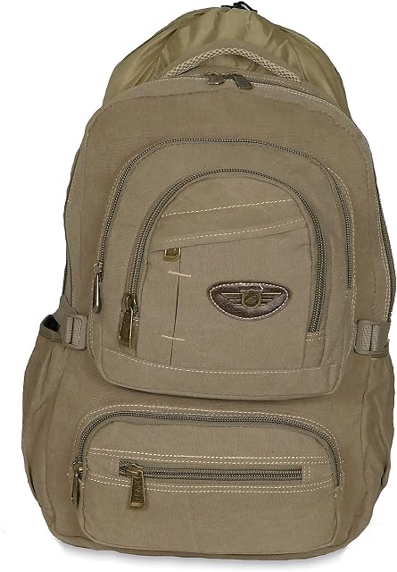 Mochila Bolsa Reforçada Notebook Universitária Masculina Top (bege)