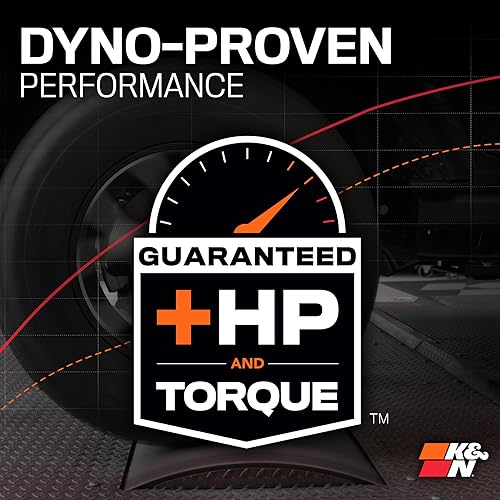 Vista 13 de K&N Sistema de admisión de aire frío: Filtro de aire de flujo seco, aumento del rendimiento y remolque: Compatible con Ford 2011-2015: F250, F350