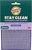 Vista 12 de Scotch-Brite Toallitas de cocina de alto rendimiento, 5 toallitas/bolsa, 12 bolsas/estuche (60 toallitas en total)