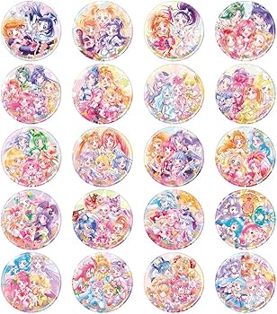 Amazon | プリキュアオールスターズ BIG缶バッジBiscuit -20th Amazon | プリキュアオールスターズ BIG缶バッジBiscuit -20th