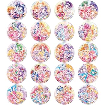 プリキュア 缶バッジ まとめ売り 36個 Amazon | プリキュアオールスターズ BIG缶バッジBiscuit -20th
