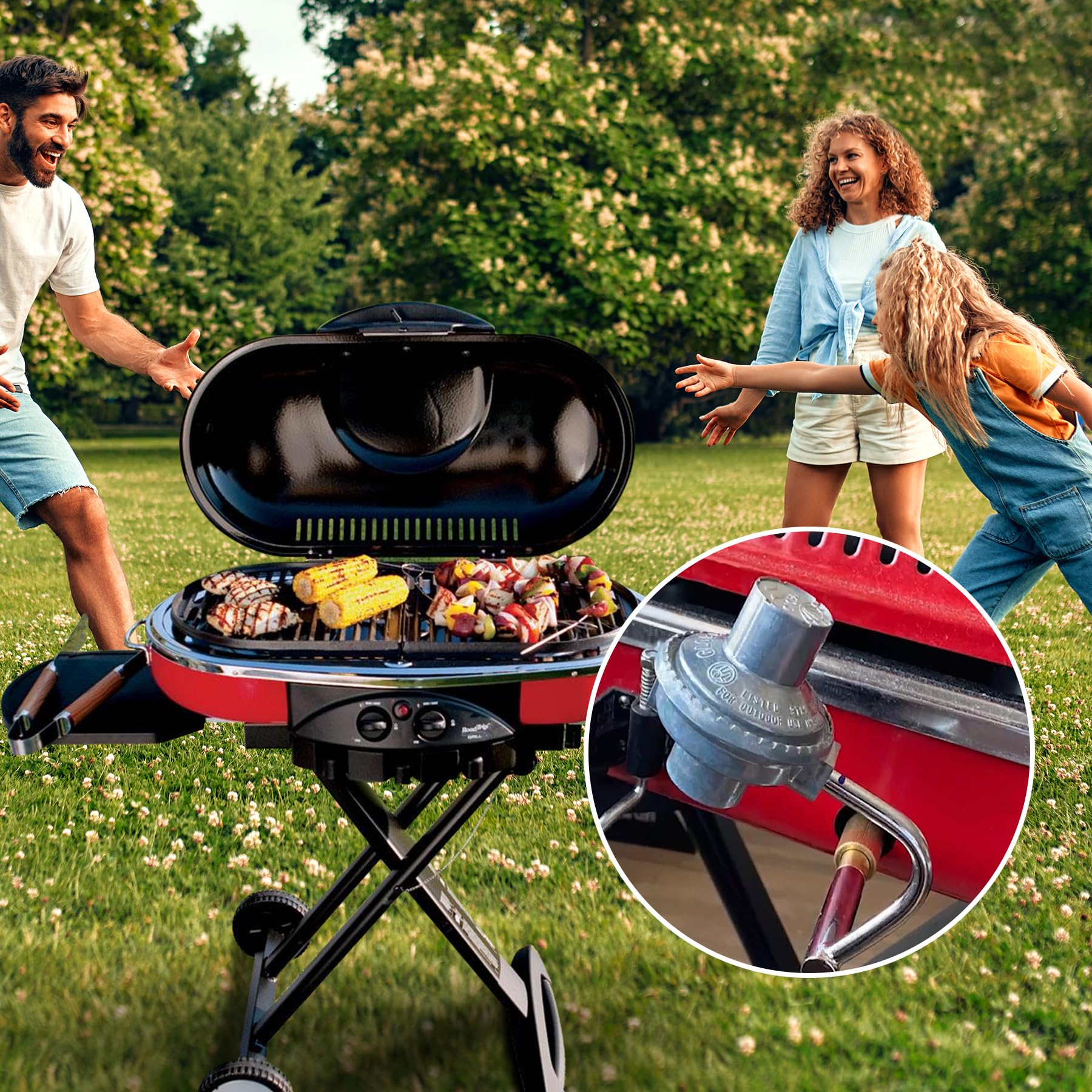 Amazon.com : AJinTeby Roadtrip Grill Regulator Gas Propane Adapter