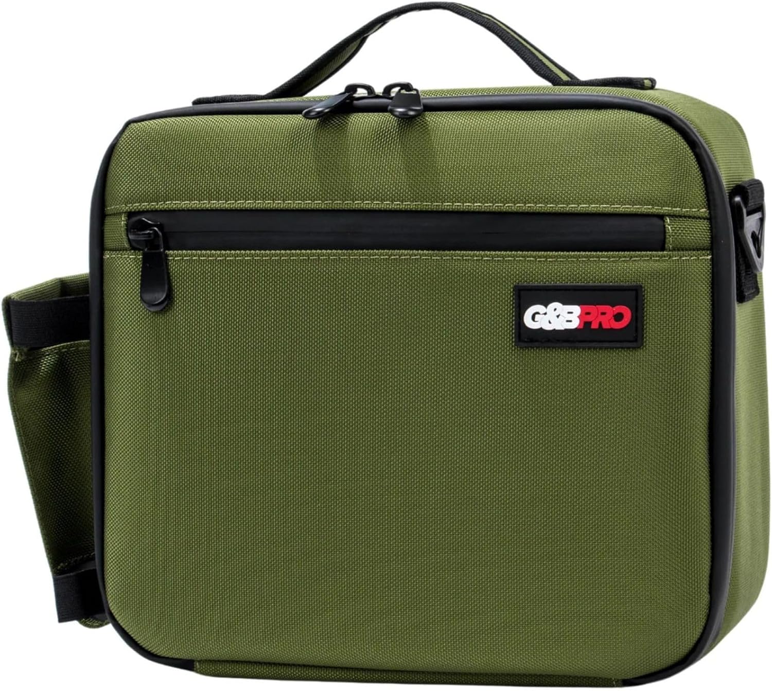 G&BPRO Mini Mobile Station backpack – Professional All-in-One Mobile Workstation with Hair Stylist Travel Case for Tools, Water-Resistant Barber Briefcase (Green)