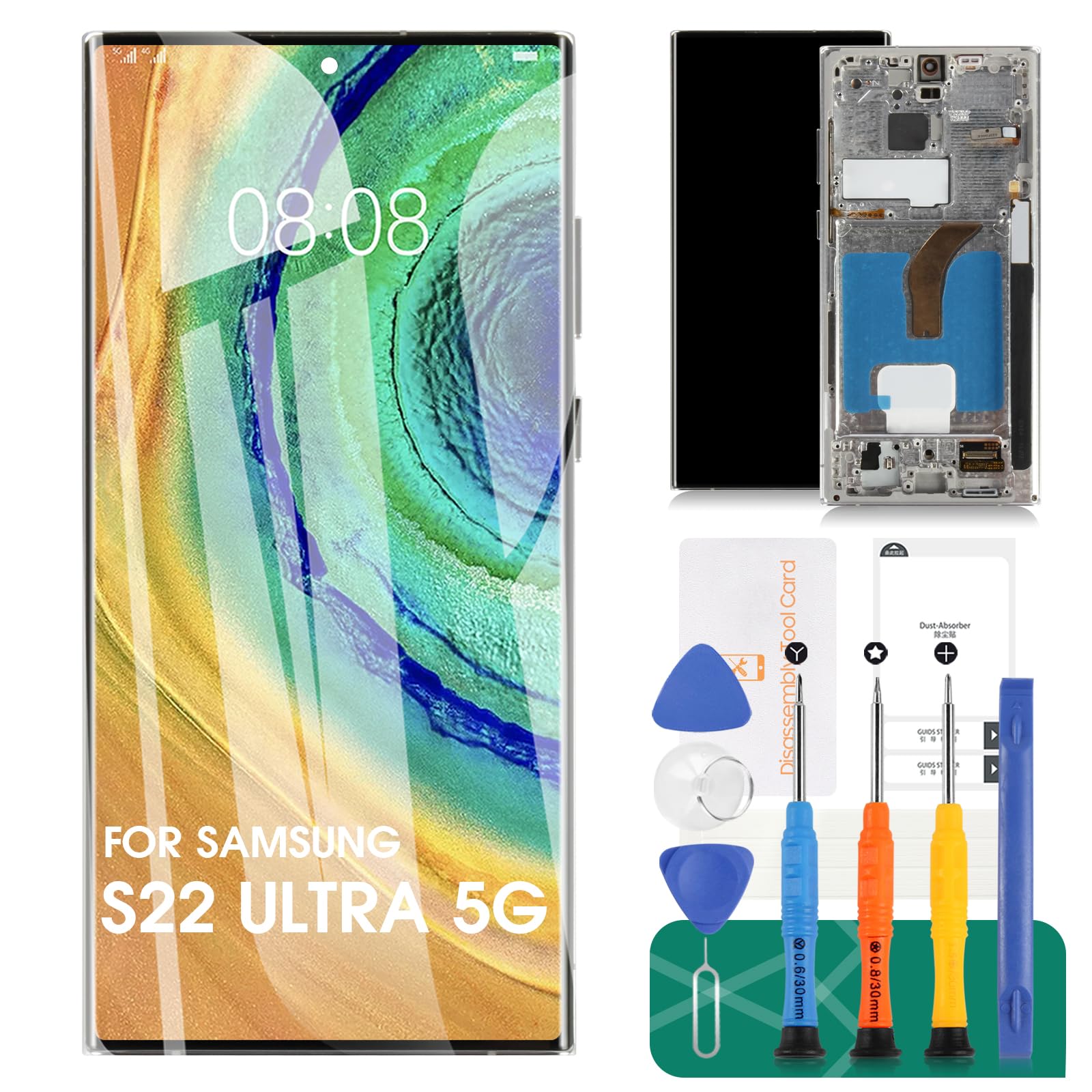 【画面新品】Samsung Galaxy S22 Ultra Amazon.com: A-MIND TFT for Samsung Galaxy S22 Ultra 5G Screen