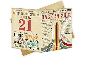 Funny 21th Birthday Decorations for Boys and Girls