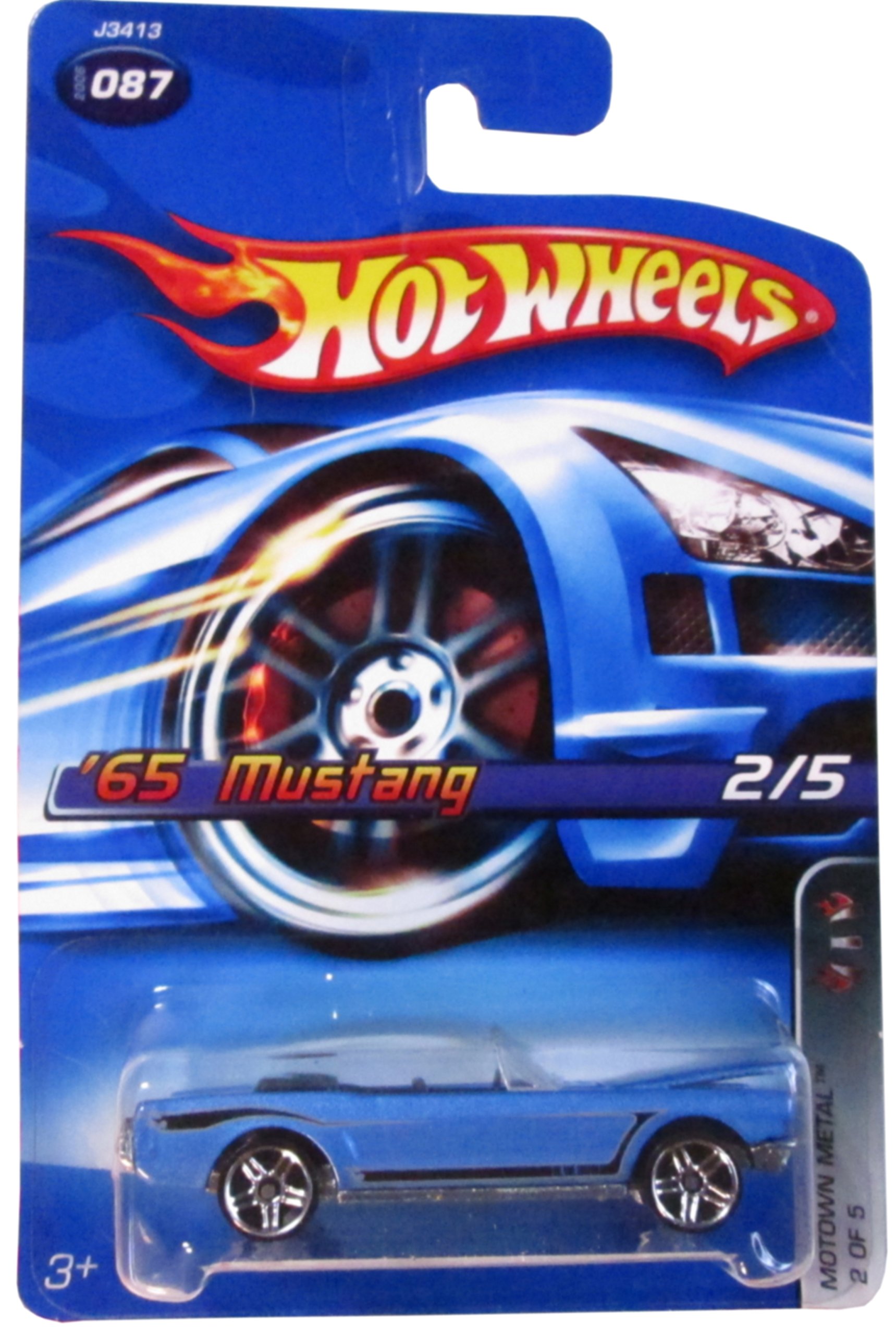Amazon.com: 2006 Hot Wheels Motown Metal '65 Mustang Blue #2006