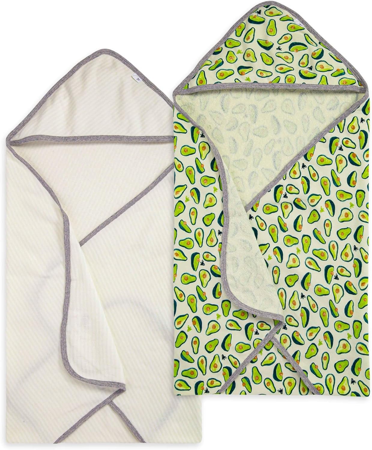 Burt's Bees Baby Hooded Towels, Absorbent Knit Terry