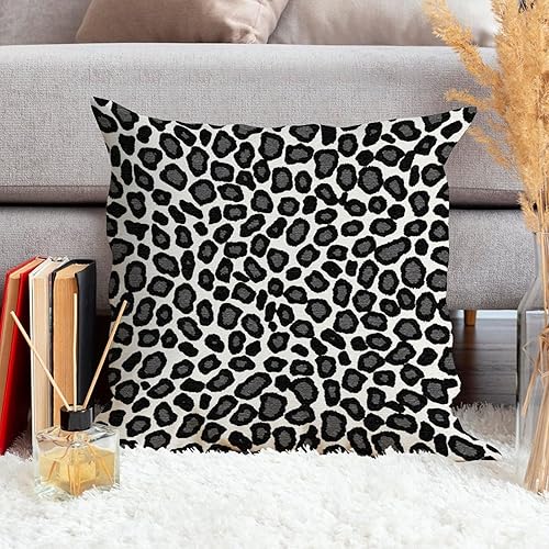 Vista 178 de Funda de cojín con estampado de guepardo rosa intenso, cojín cuadrado con estampado de animales fucsia, funda de almohada decorativa para el hogar