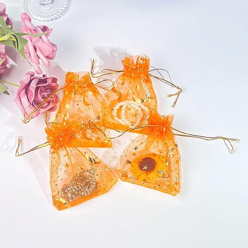 Miniatura 4 de ELOOF Bolsas de regalo de dulces, bolsas de regalo, joyería de fiesta, bolsas de malla para regalos, bolsas de malla pequeñas con cordón de organza