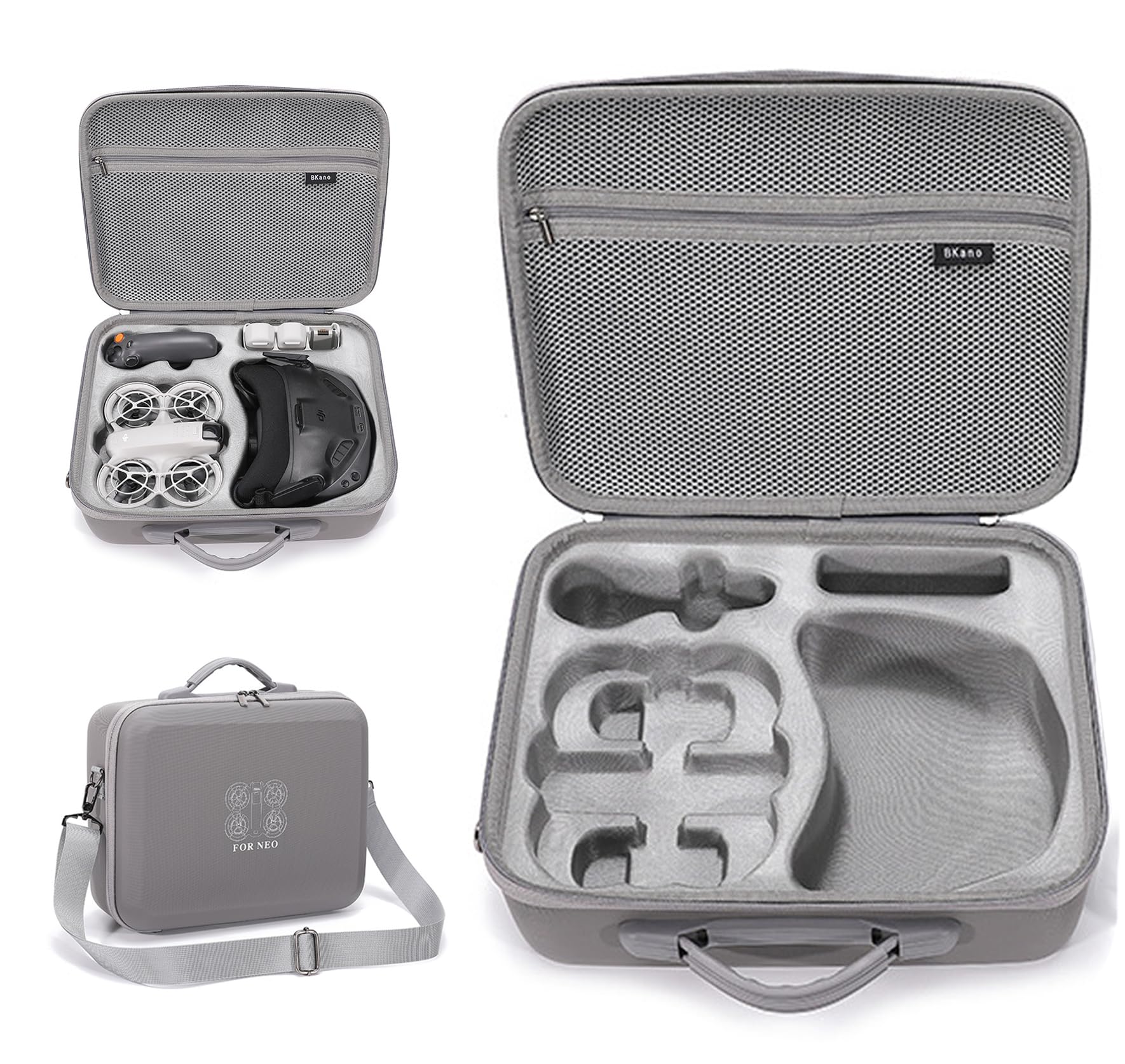DJI Neo Tasche Wasserdicht, für DJI NEO Motion Fly More Combo Harte PU Tragetasche Case, für DJI Neo 1 /DJI Goggles N3/DJI RC Motion 3/Akku Ladekonzentrator und Zubehör