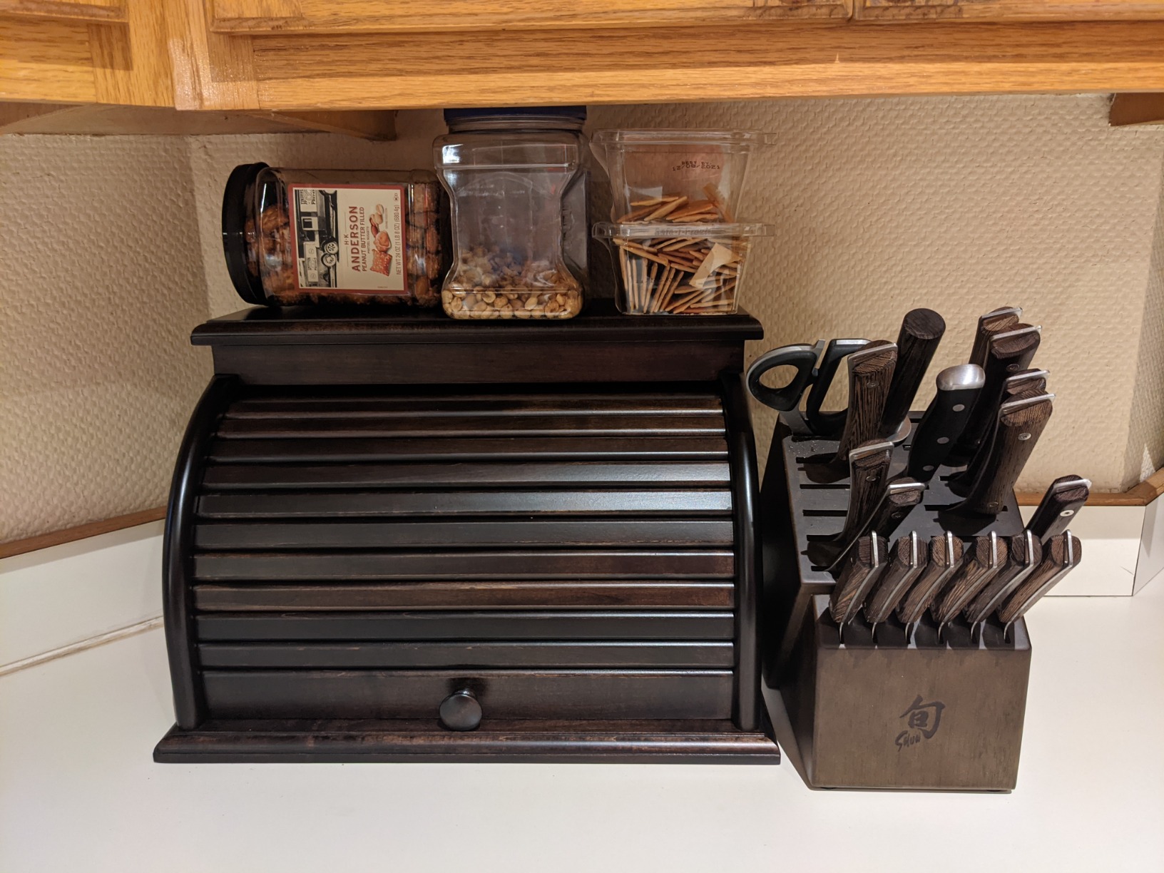 30/mo Finance Amish Valley Products Roll Top Bread Box Amish