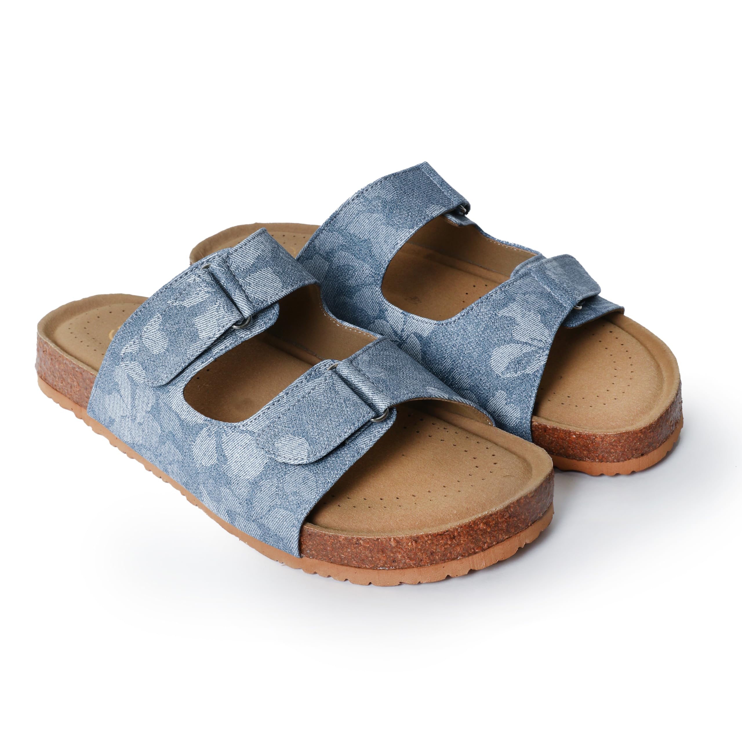 GLAMSTREETDENIM Cork Sandal Collection |Fashion Trendy, Extra Soft, Extra Comfortable, Natural Cork and EVA Sole Sandals for Women