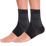 Ankle Support - Compression Ankle Brace - Running&comma; Soccer&comma; Sports - Ankle Sleeve Helps Sprains&comma; Tendonitis&comma; Pain