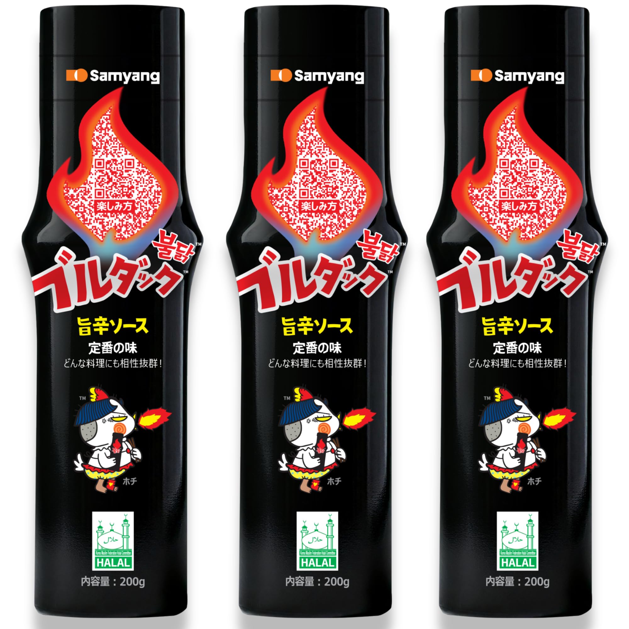 Amazon.co.jp: 【公式】ブルダックソース 3本 (オリジナル) : 食品 