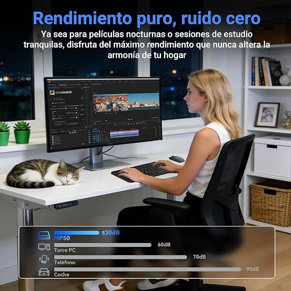 【Set Completo】Blackview MP50 Mini PC AMD Ryzen 5 (16GB RAM 512GB SSD) con Teclado y Ratón, Gráficos Radeon Vega 8, Win 11 Pro, HDMI/DP 4K, WiFi 5/BT 4.2,Mini Ordenador de Sobremesa para Oficina y Casa - 5