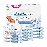 WaterWipes Sensitive+ Newborn & Baby Wipes, 3-In-1 Cleans, Cares, Protects, 99.9% Water, Unscented & Hypoallergenic, 720 Count (12 Packs) 60 Count (Pack of 12)