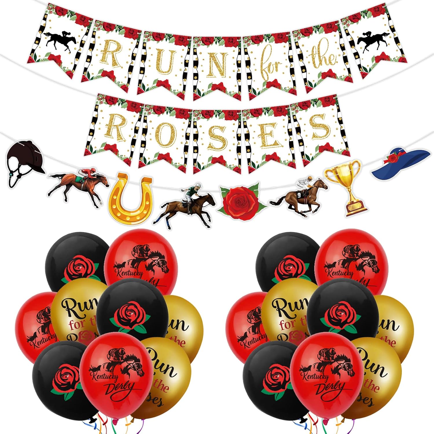 Kentucky Party DecorationsRun for the Roses Banner