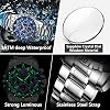 poedagar men's fashion stainless steel watches quartz wrist watch waterproof luminous chronograph stainless steel men's watches