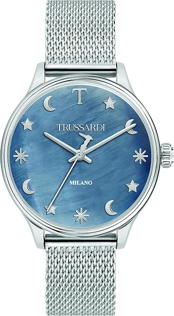 Trussardi Orologio Analogico Quarzo Donna con Cinturino in Acciaio Inox  R2453130504 : Amazon.it: Orologi