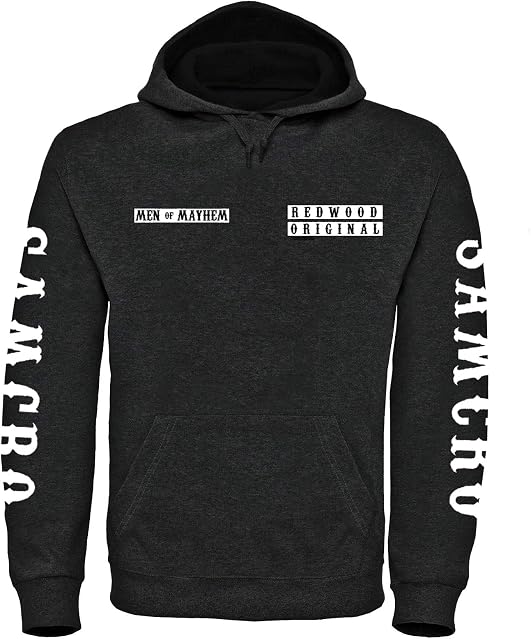 Sons of Anarchy Custom Charter Deluxe Hoodie (Medium) Black