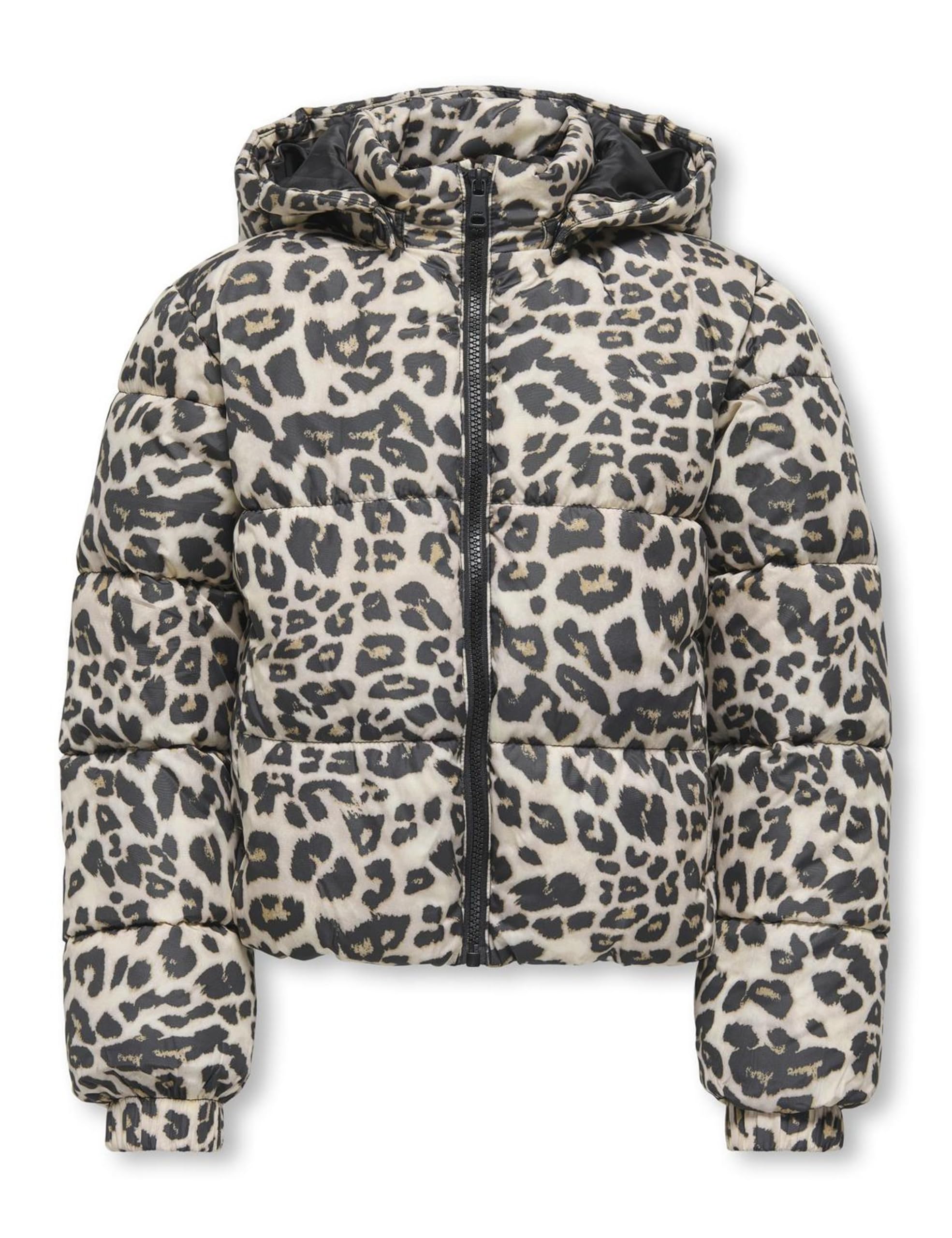Only & Kids Damska kurtka Kogdalia Sht Puffer AOP OTW Noos, Silver Mink, Numeric_134, silver mink, numeric_134