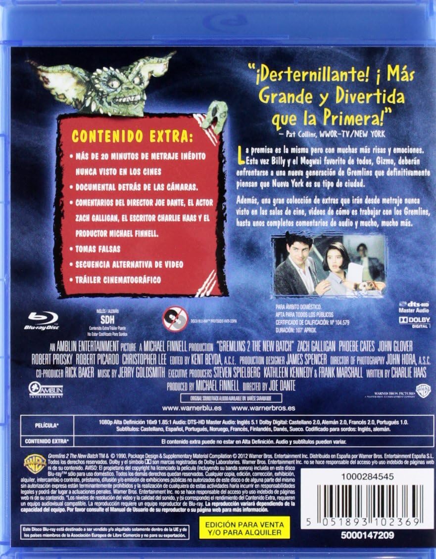 Gremlins 2 [Blu-ray]