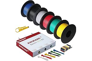 18 AWG Wire Assortment Kit with 6 Colors of Hook Up Wires