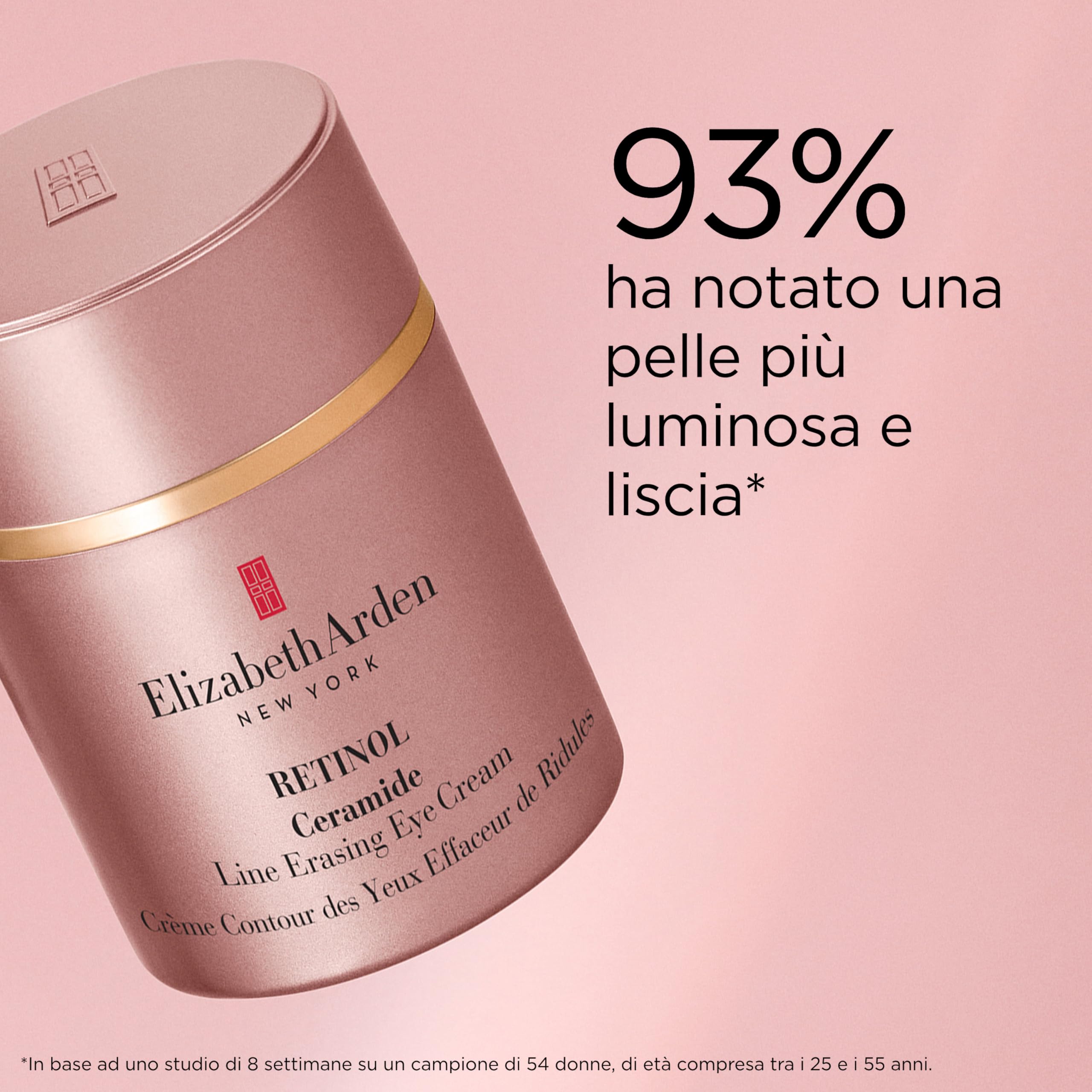 Elizabeth Arden - Retinol Ceramide, Trattamento Notturno per il Contorno Occhi con Retinolo e Ceramidi, Leviga e Illumina, Pelle Più Giovane, Crema Leggera, per Tutti i Tipi di Pelle - 15 ml