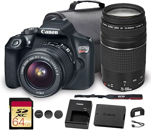 Canon EOS Rebel T6 DSLR Camera with 18-55mm Lens| 18MP