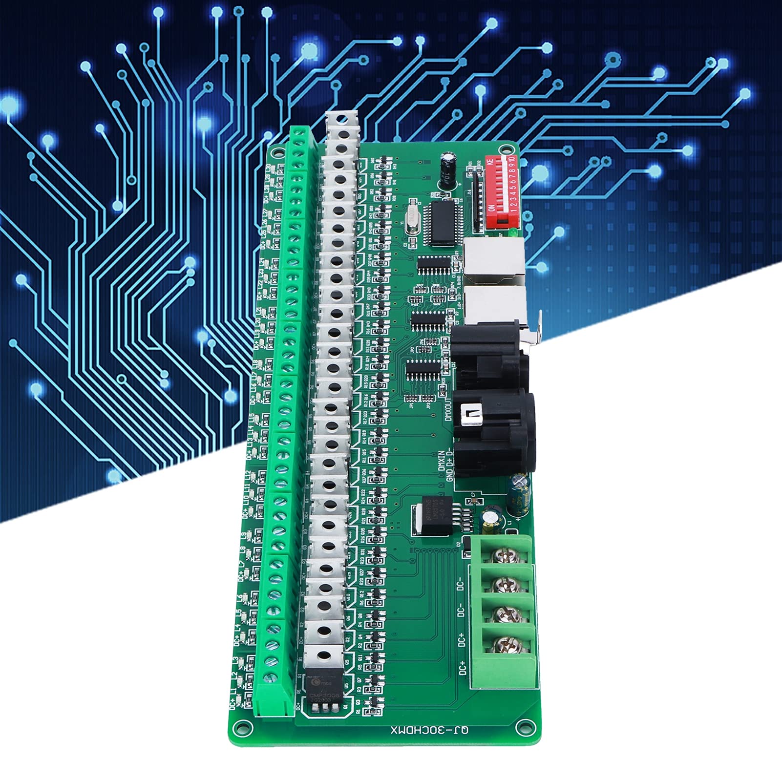 Kanal-DMX-Decoder, 30-Kanal-DMX512-Konstantdecoder, LED-Controller, DMX-Dimmer – Premium-Lichtsteuerung Für LED-Streifenlichter, Bühnenbars Und Veranstaltungen