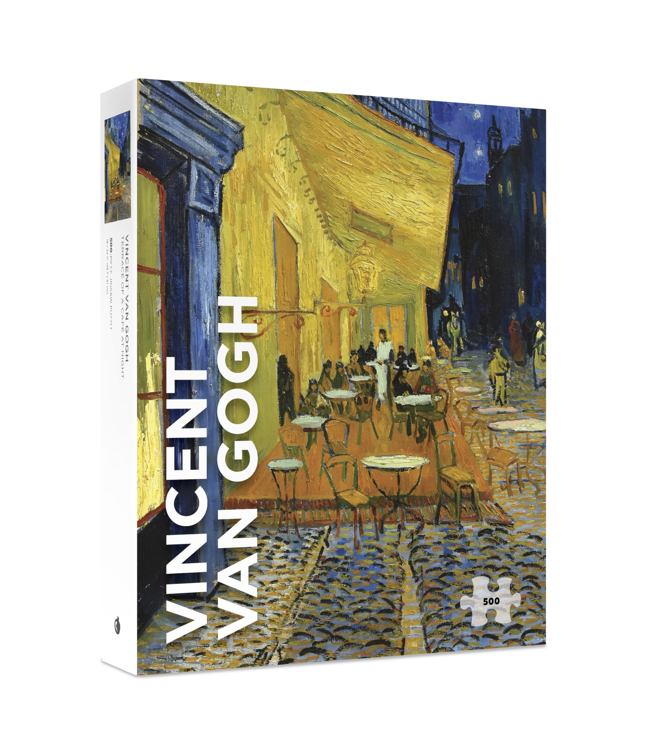 Pomegranate 500-Piece Jigsaw Puzzle for Adults, Vincent Van Gogh's Terrace of a Cafe at Night, Large Piece Puzzle, Matte Finish, Snug Fit