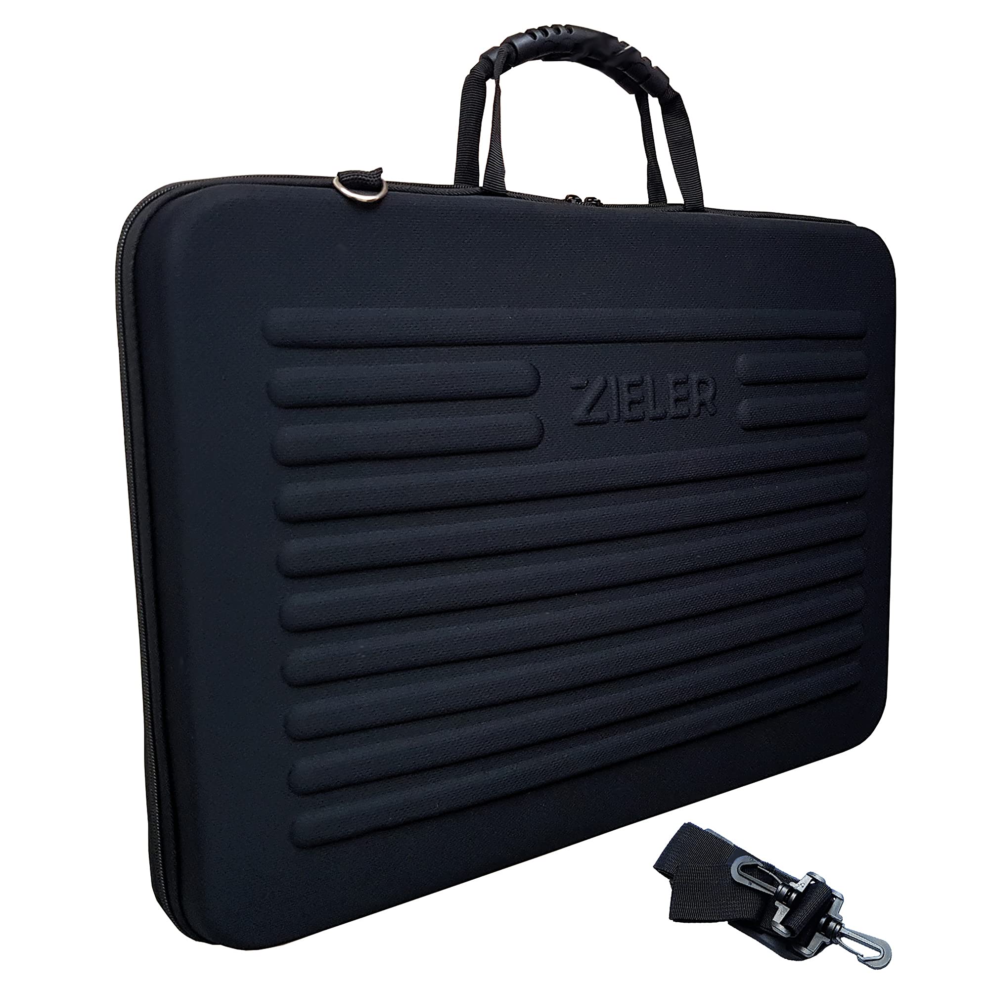 Zieler A3 Moulded Protective Art Carry Case | Strong, Lightweight & Practical