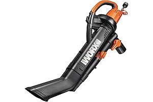 WORX WG505 TRIVAC: 3-in-1 Electric Leaf Blower, Vacuum, and Mulcher