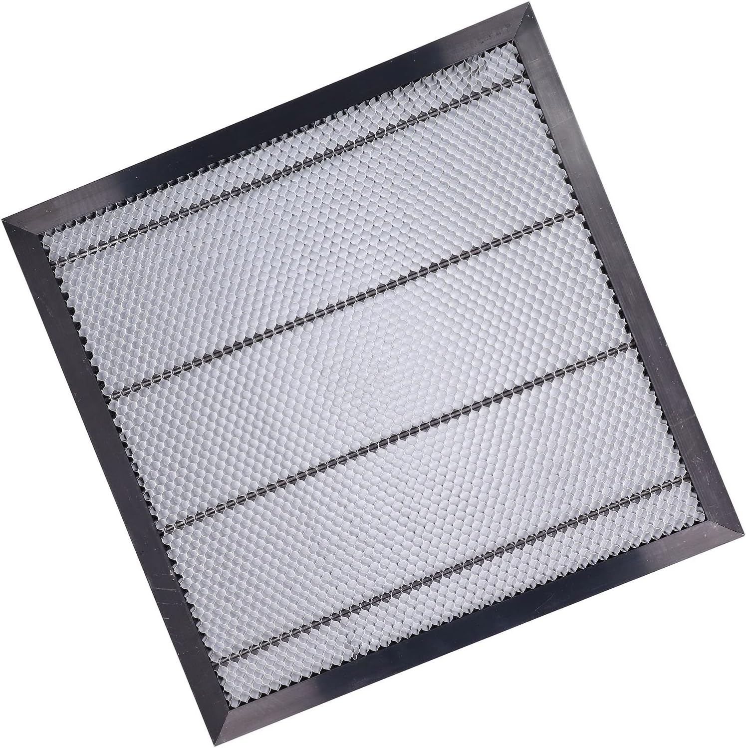 Honeycomb Working Table, Honeycomb Working Panel for Laser Engraver, CO2 Engraver Cutting Machine, Smooth Edge Cutting and Desktop Protecting(400x400x22mm)
