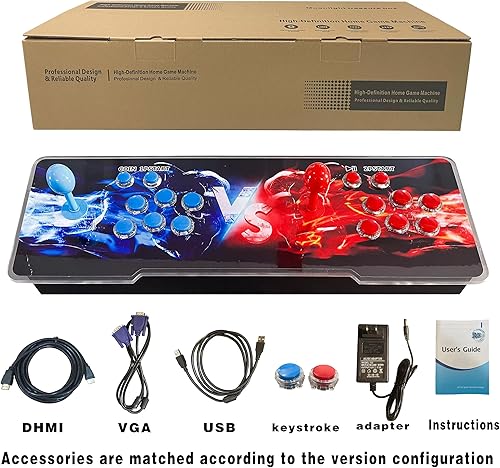 Miniatura 8 de Pandora's Box - Consola de juegos arcade retro para PC, proyector y TV, 2 a 4 jugadores, 1280 x 720, juegos 3D, buscarocultarguardarcargarpausar,